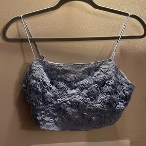 FREE PEOPLE Crochet Bralette Top